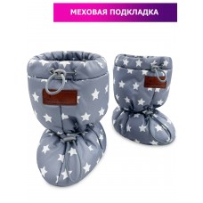 Пинетки Меховые "Star Line" Grey